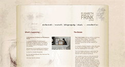 Desktop Screenshot of elisabethfrink-estate.com